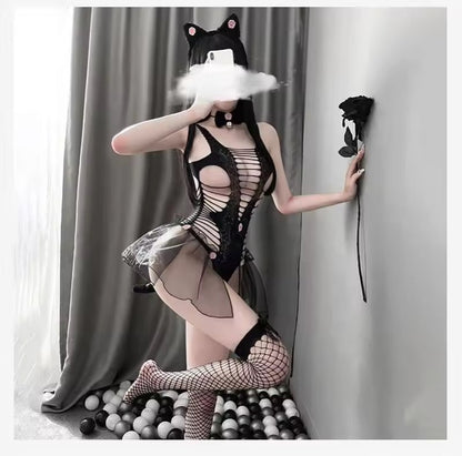 cat roleplay fantasy Full set with Headgear