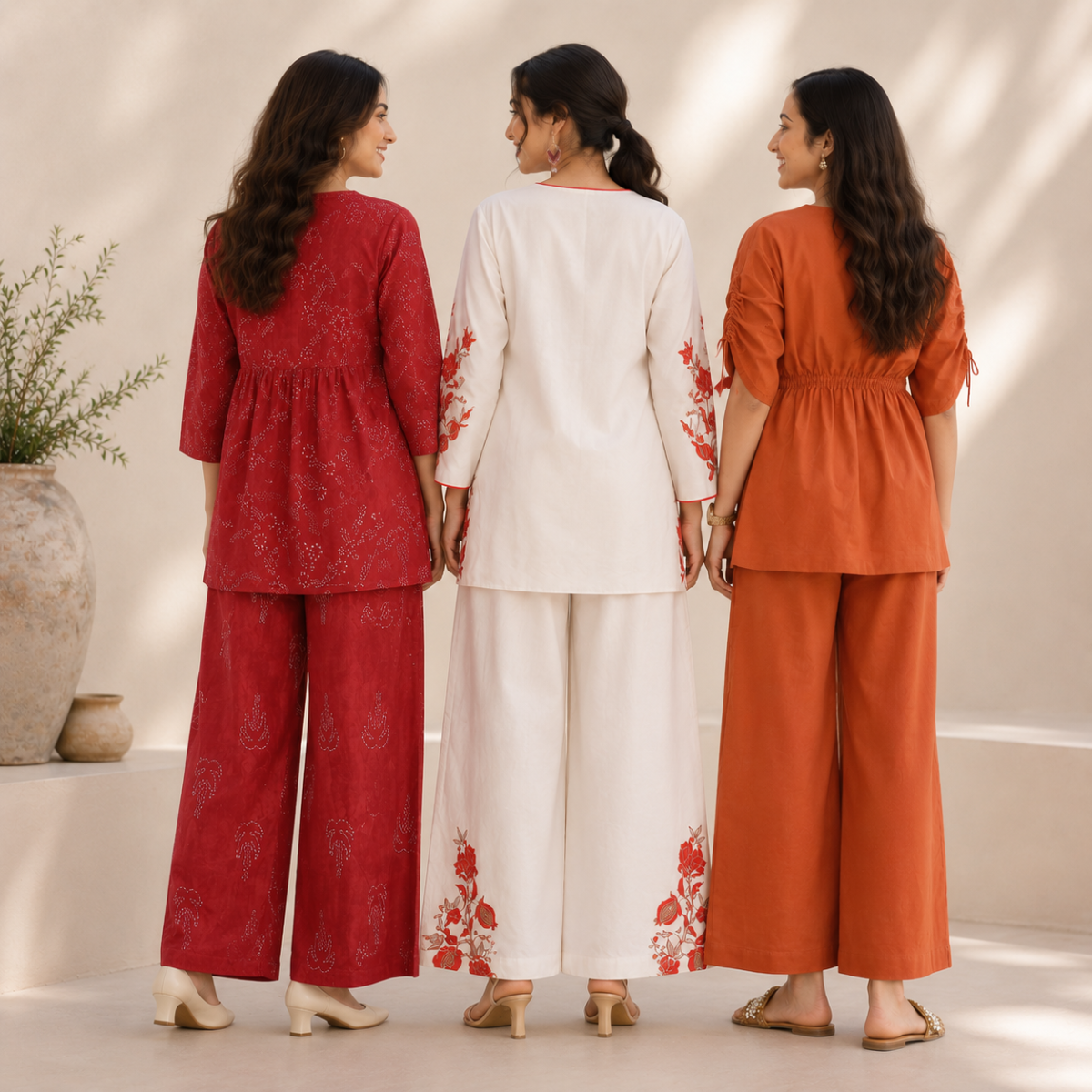 3 Women's Printed Co-Ord Set Collection