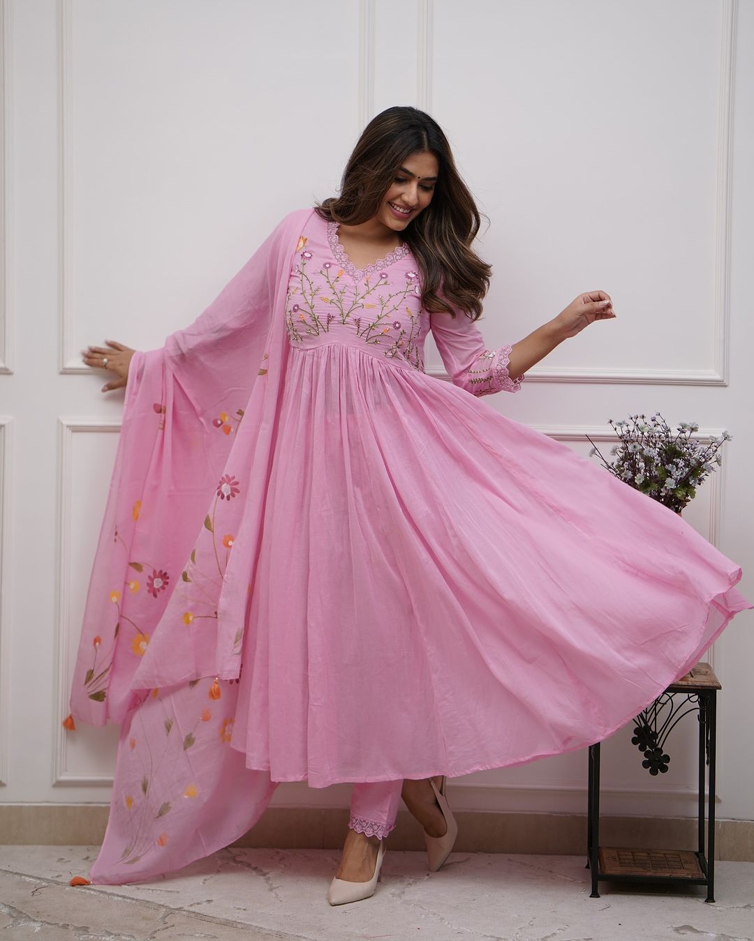 Look Beautiful And Elegant In Our Best Cotton Suit Set.